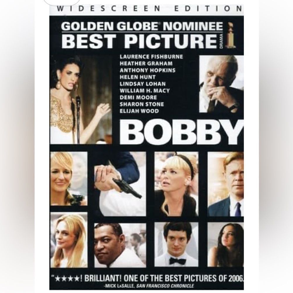 “Bobby” Widescreen Edition DVD!